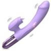 Vibro Rabbit Hot Tongue 13 x 3.5cm Violet