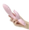 Vibro Rabbit Twist Vibe 12 x 3.4cm Rose