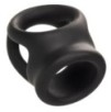 Ballstretcher en silicone Alpha Dual 37 mm Noir