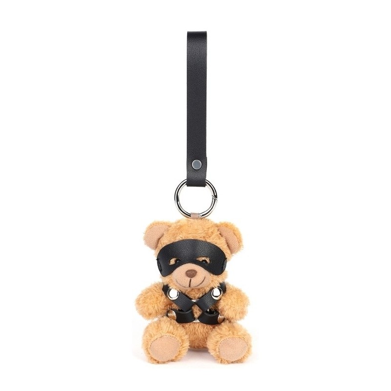 Ours Peluche Porte-Clés Beari Harness Noir