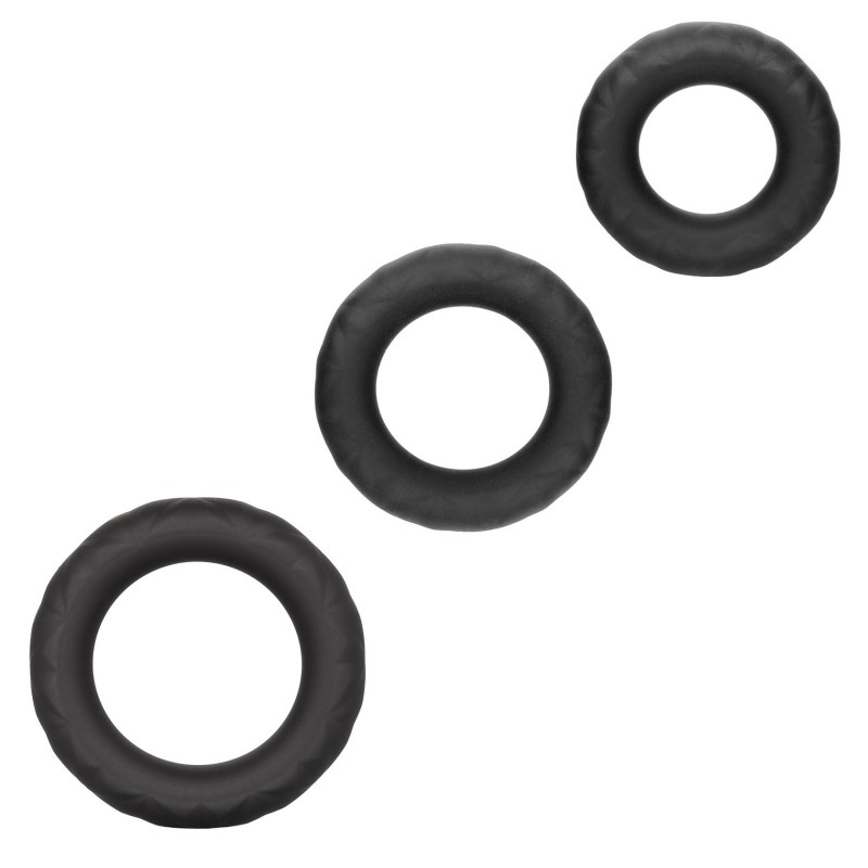 Lot de 3 Cockrings Link Up Noirs