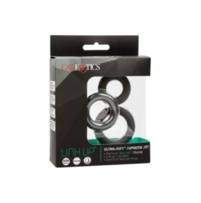 Lot de 3 Cockrings Link Up Noirs