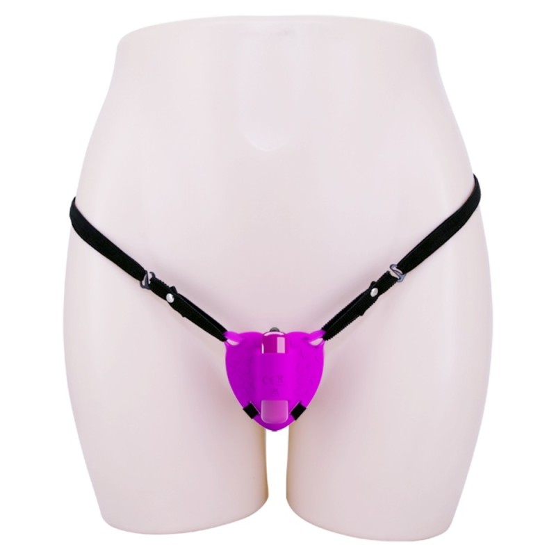 Vibro de Culotte avec Harnais Heartbeat