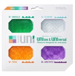 Pack de 4 Gaines de masturbation Uni Tenga disponible sur Fun et plaisirs