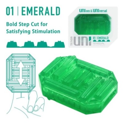 Gaine de masturbation Uni 01 Emerald