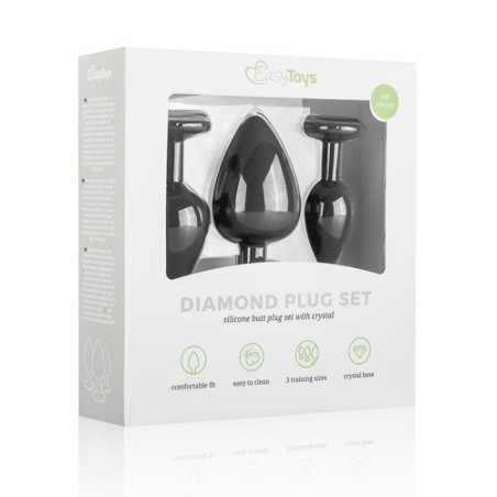 Pack de 3 plugs Bijou