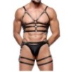 Harnais En Cuir Torse et Cuisses Leatherset M/L