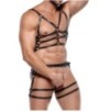 Harnais En Cuir Torse et Cuisses Leatherset M/L