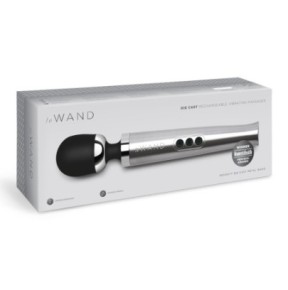 Wand Die Cast Rechargeable 29cm Tête 51mm Gris