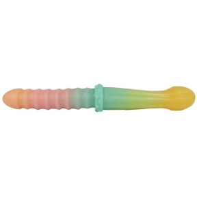 Double Gode Rainbowy 19 x 4.5cm