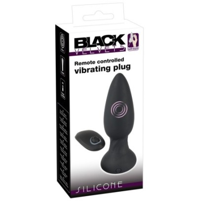 Plug vibrant Velvass 11 x 4.2 cm Noir