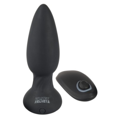 Plug vibrant Rimmer Velvet 11 x 4.2 cm Noir disponible sur Fun et plaisirs