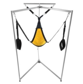 Kit Sling Tissu Triangle Jaune Armature Grise disponible sur Fun et plaisirs