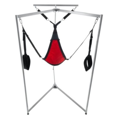 Kit Sling Tissu Triangle Rouge Armature Grise disponible sur Fun et plaisirs