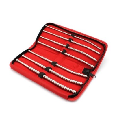 Kit de 7 Tiges d'urètre Beaded Dilator 20 cm - Diamètres 5 à 10mm disponible sur Fun et plaisirs