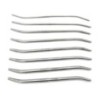 Kit de 8 Tiges d'urètre end Curve 14 cm - Diamètres 4 à 13mm