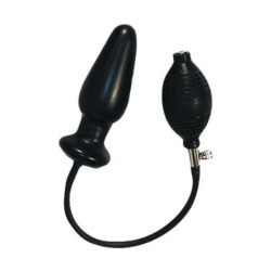 Plug gonflable noir 11 x 4cm- Plugs Gonflables en stock sur Fun et plaisirs