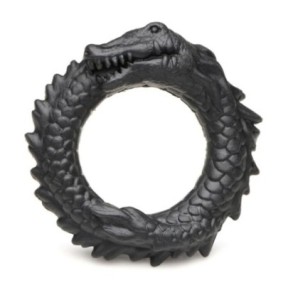 Cockring Black Caiman Noir disponible sur Fun et plaisirs