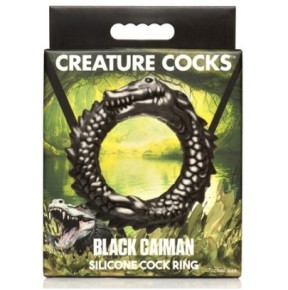 Cockring Black Caiman Noir