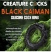 Cockring Black Caiman Noir