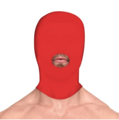 Cagoule Submission Mask Rouge disponible sur Fun et plaisirs