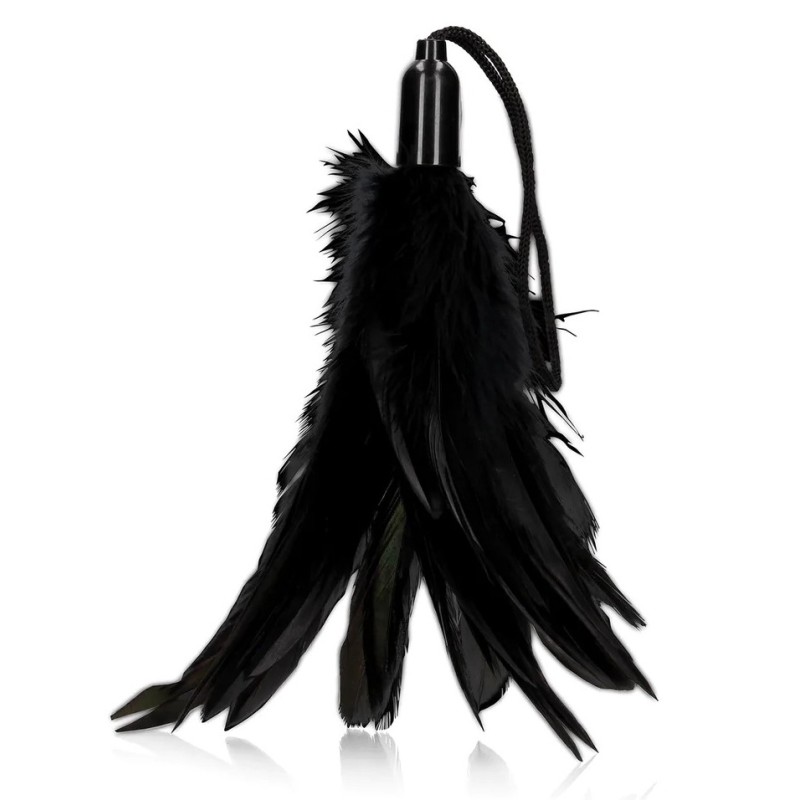 Plumeau Feather Tickler 20cm Noir