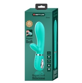 Vibro Rabbit Thomas 11 x 3.8cm Turquoise