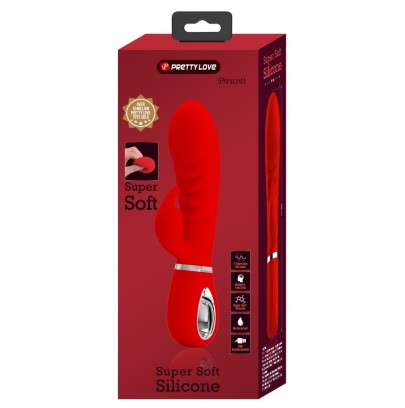 Vibro Rabbit Prescott 12 x 3.9cm Rouge