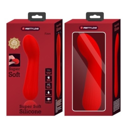 Stimulateur Prostatique Vibrant Faun 14 x 3.4cm Rouge