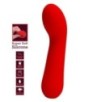 Stimulateur Prostatique Vibrant Faun 14 x 3.4cm Rouge