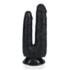 Double Gode Double Trouble 15 x 4.5cm Noir