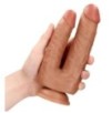 Double Gode Double Trouble 15 x 4.5cm Marron