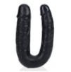 Double Gode U Shape 12 x 3cm Noir