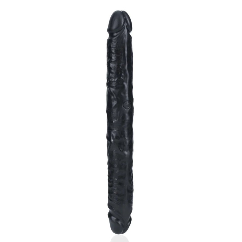 Double Gode Straight Slim 30.5 x 3.5cm Noir