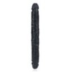 Double Gode Straight Slim 30.5 x 3.5cm Noir