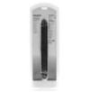 Double Gode Straight Slim 30.5 x 3.5cm Noir