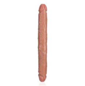 Double Gode Straight Slim 30.5 x 3.5cm Marron disponible sur Fun et plaisirs