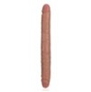 Double Gode Straight Slim 30.5 x 3.5cm Marron