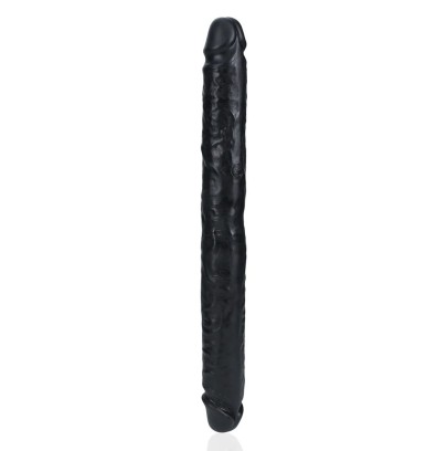 Double Gode Straight Slim 35.5 x 3.8cm Noir disponible sur Fun et plaisirs