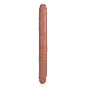 Double Gode Straight Slim 35.5 x 3.8cm Marron disponible sur Fun et plaisirs