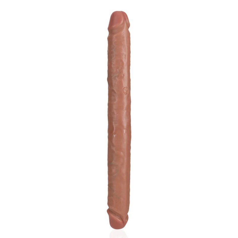 Double Gode Straight Slim 35.5 x 3.8cm Marron