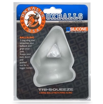 Ballstretcher Tri Squeeze Transparent