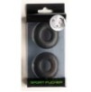 Lot de 2 Cockrings souples Stacker 20 mm Noirs