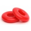 Lot de 2 Cockrings souples Stacker 20 mm Rouges