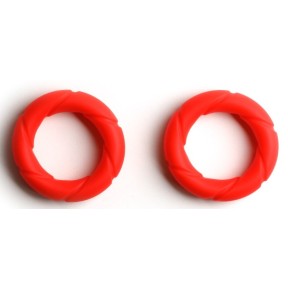 Lot de 2 Cockrings Ready Rings Rouges disponible sur Fun et plaisirs