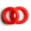 Lot de 2 Cockrings Ready Rings Rouges