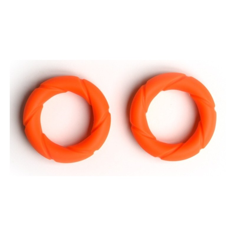 Lot de 2 Cockrings Ready Rings Orange