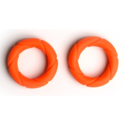 Lot de 2 Cockrings Ready Rings Orange disponible sur Fun et plaisirs