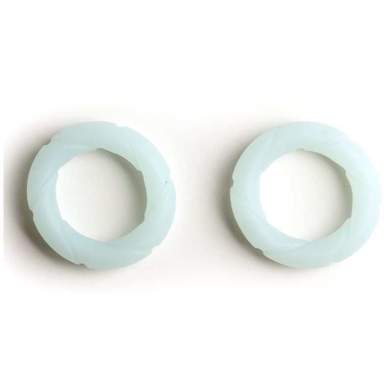 Lot de 2 Cockrings Ready Rings 28 mm Phosphorescents