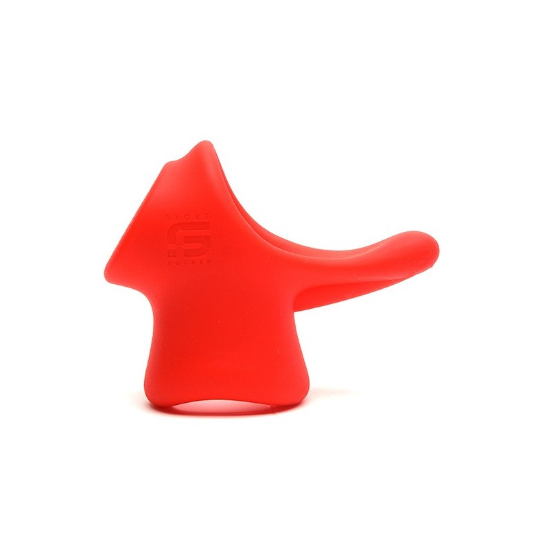 Ballstretcher Silicone Big Tailslide 30 mm - Hauteur 50 mm Rouge